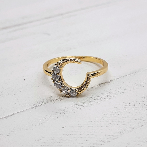 Jewelry - "Moon Magic" CZ inlay ring